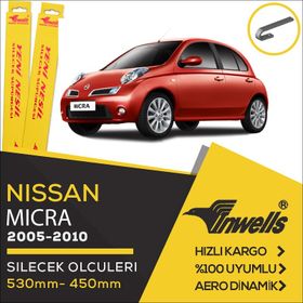 Inwells Nissan Micra 2005-2010 Ön Muz Silecek Takımı