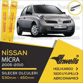 Inwells Nissan Micra 2005-2010 Ön Muz Silecek Takımı