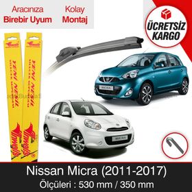 Inwells Nissan Micra 2011-2017 Muz Silecek Takımı