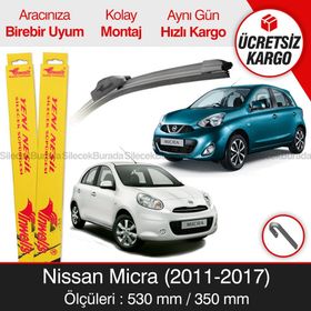 Inwells Nissan Micra 2011-2017 Muz Silecek Takımı