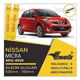 Inwells Nissan Micra Muz 2011-2016 Silecek Takımı
