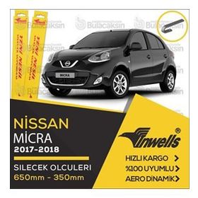 Inwells Nissan Micra Muz 2017-2018 Silecek Takımı