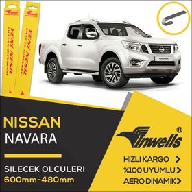 Inwells Nissan Navara 2005 2013 Ön Muz Silecek Takımı
