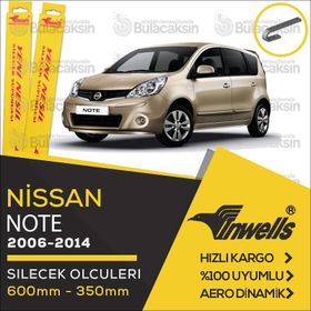 Inwells Nissan Note 2006-2014 Muz Silecek Takımı