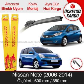 Inwells Nissan Note 2006-2014 Muz Silecek Takımı