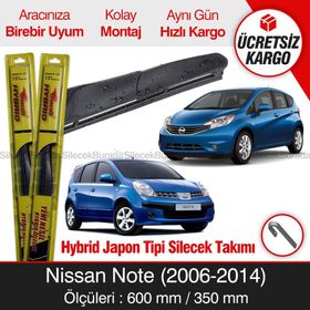 Inwells Nissan Note Hybrid 2006-2014 Silecek Takımı