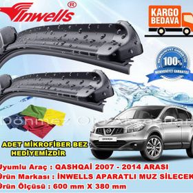 Inwells Nissan Qashqai 2007-2014 Muz Silecek