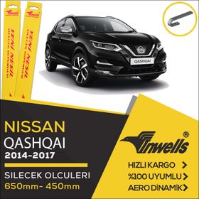 Inwells Nissan Qashqai 2014-2017 Ön Muz Silecek Takımı