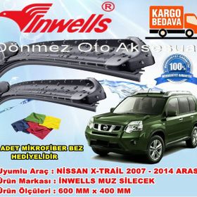 Inwells Nissan X-Trail 2007-2014 Ön Silecek Takımı