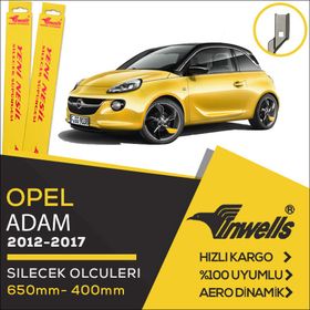 Inwells Opel Adam 2013 2017 Ön Muz Silecek Takımı