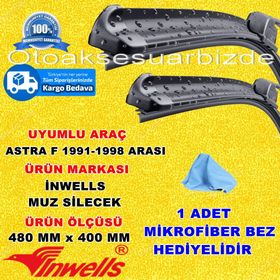 Inwells Opel Astra F 1991-1998 Muz Silecek Takımı