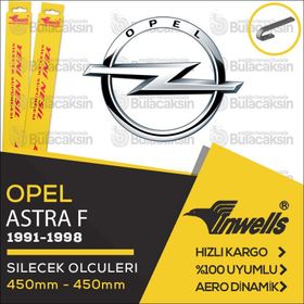 Inwells Opel Astra F 1991-1998 Muz Silecek Takımı