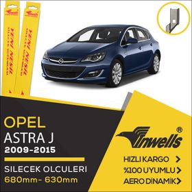 Inwells Opel Astra J 2009-2015 Muz Silecek Takımı