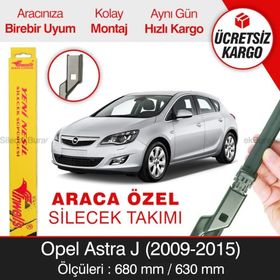 Inwells Opel Astra J HB 2009-2015 Muz Silecek Takımı