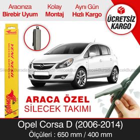 Inwells Opel Corsa D 2006-2014 Muz Silecek Takımı