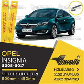 Inwells Opel Insignia 2008-2016 Muz Silecek Takımı