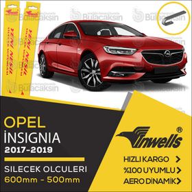 Inwells Opel Insignia 2017-2019 Muz Silecek Takımı