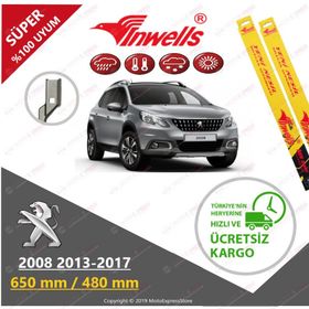 Inwells Peugeot 2008 2013-2017 Muz Silecek Takımı