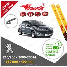 Inwells Peugeot 206+ 2000-2012 Ön Silecek Takımı