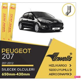 Inwells Peugeot 207 2007-2012 Muz Silecek Takımı