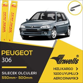 Inwells Peugeot 306 HB 1993-2003 Ön Muz Silecek Takımı