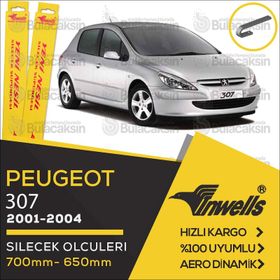 Inwells Peugeot 307 2001 2004 Ön Muz Silecek Takımı