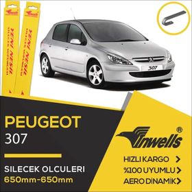 Inwells Peugeot 307 2001-2005 Muz Silecek Takımı