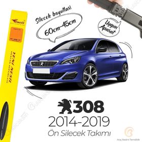 Inwells Peugeot 308 2014-2019 Muz Silecek Takımı