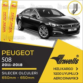 Inwells Peugeot 508 2011 2017 Ön Muz Silecek Takımı