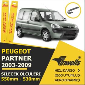 Inwells Peugeot Partner 2002 2009 Ön Muz Silecek Takımı