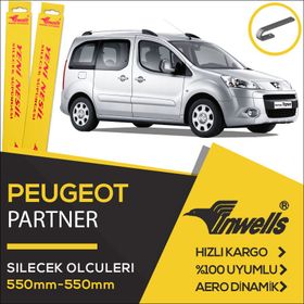 Inwells Peugeot Partner 2002 2009 Ön Muz Silecek Takımı