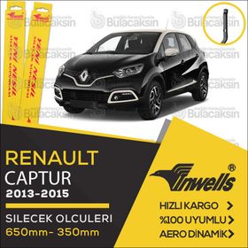 Inwells Renault Captur 2013-2015 Muz Silecek Takımı
