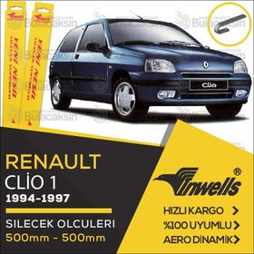 Inwells Renault Clio 1 1994-1997 Muz Silecek Takımı