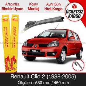 Inwells Renault Clio 2 1998-2005 Muz Silecek Takımı