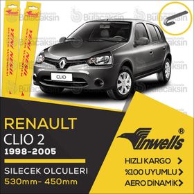 Inwells Renault Clio 2 1998 2005 Ön Muz Silecek Takımı