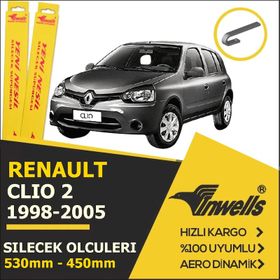 Inwells Renault Clio 2 1998-2005 Ön Silecek Takımı
