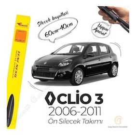Inwells Renault Clio 3 2005-2012 Muz Silecek Takımı
