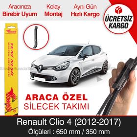 Inwells Renault Clio 4 2012-2017 Muz Silecek Takımı