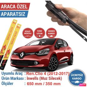 Inwells Renault Clio 4 2012 2017 Ön Muz Silecek Takımı
