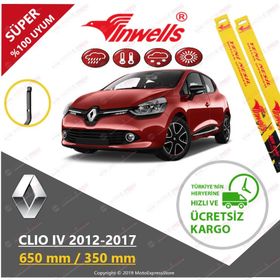Inwells Renault Clio 4 2012 2017 Ön Muz Silecek Takımı