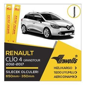 Inwells Renault Clio Grandtour 4 2013 2017 Ön Muz Silecek Takımı