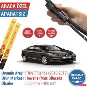 Inwells Renault FLuence 2010-2017 Muz Silecek Takımı