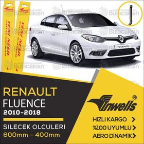 Inwells Renault FLuence 2010 2018 Ön Muz Silecek Takımı
