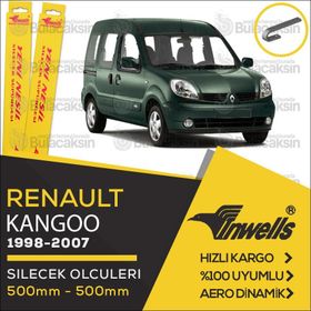 Inwells Renault Kangoo 1998-2007 Ön Muz Silecek Takımı