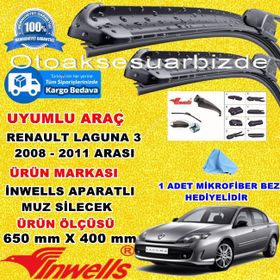 Inwells Renault Laguna 3 2008-2011 Muz Silecek Takımı