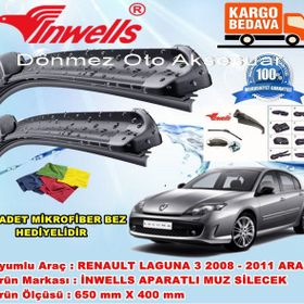 Inwells Renault Laguna 3 2008-2011 Muz Silecek Takımı