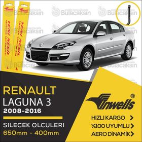 Inwells Renault Laguna 3 Muz 2009-2016 Silecek Takımı