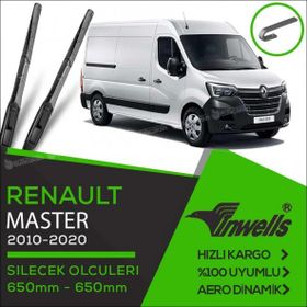 Inwells Renault Master 2010-2020 Hibrit Silecek Takımı