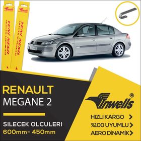 Inwells Renault Megane 2 2003-2005 Ön Silecek Takımı