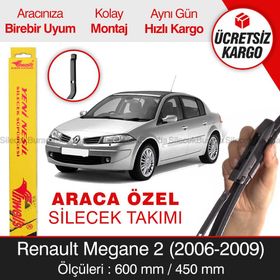 Inwells Renault Megane 2 2006-2009 Muz Silecek Takımı
